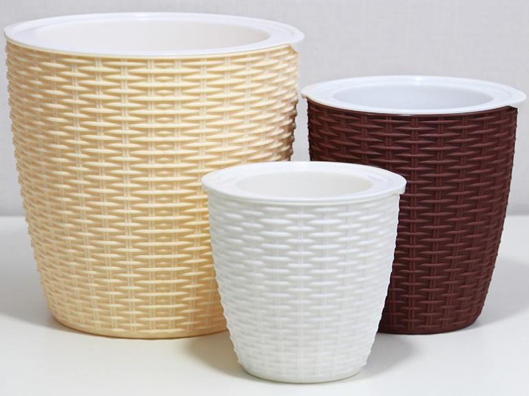 Horticultural rattan flower pot Plastic Pot Manufacturers
