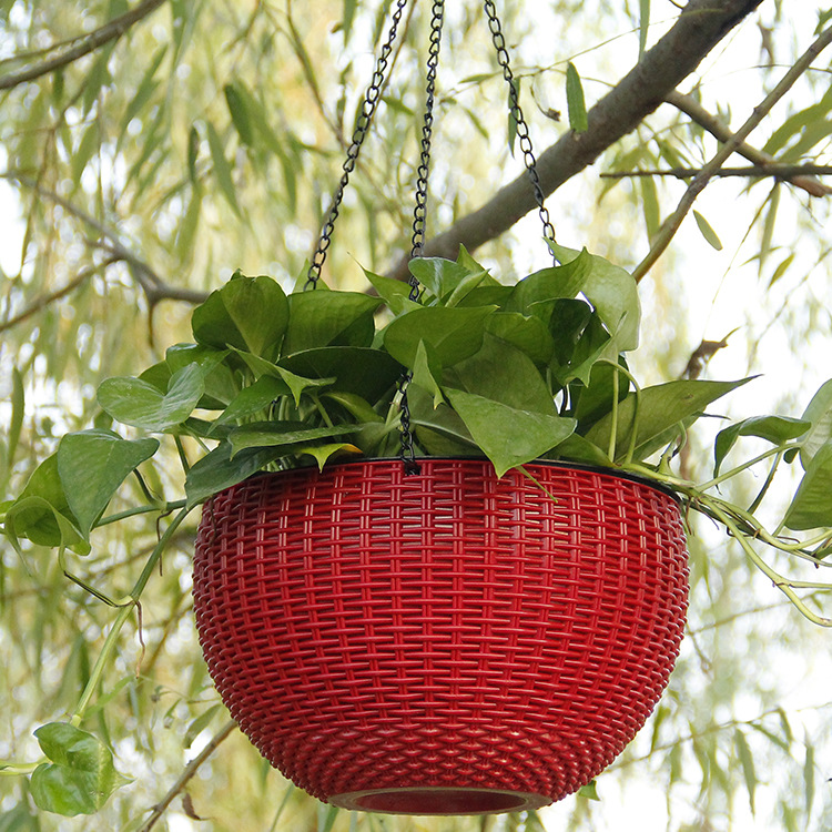 Thickened rattan hanging basket Plastic Pot Manufacturers