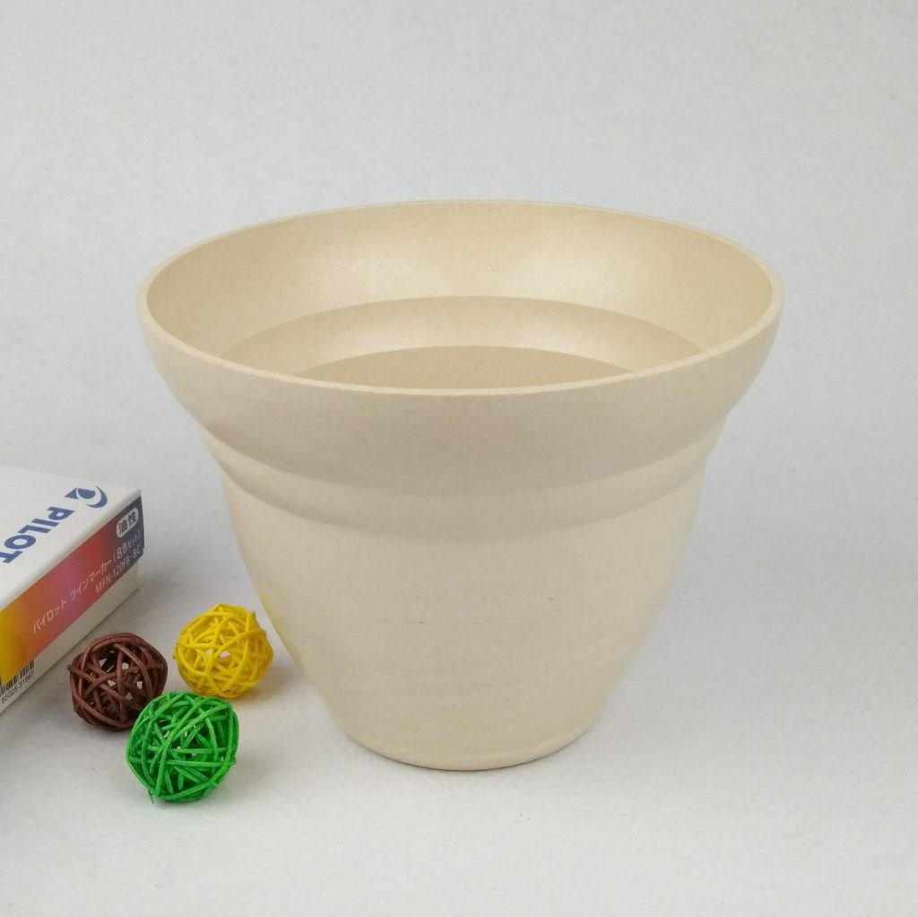 Bamboo fiber degradable flower pot Plastic Pot Manufacturers
