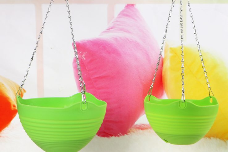 Color thickened PP hanging basin (4)