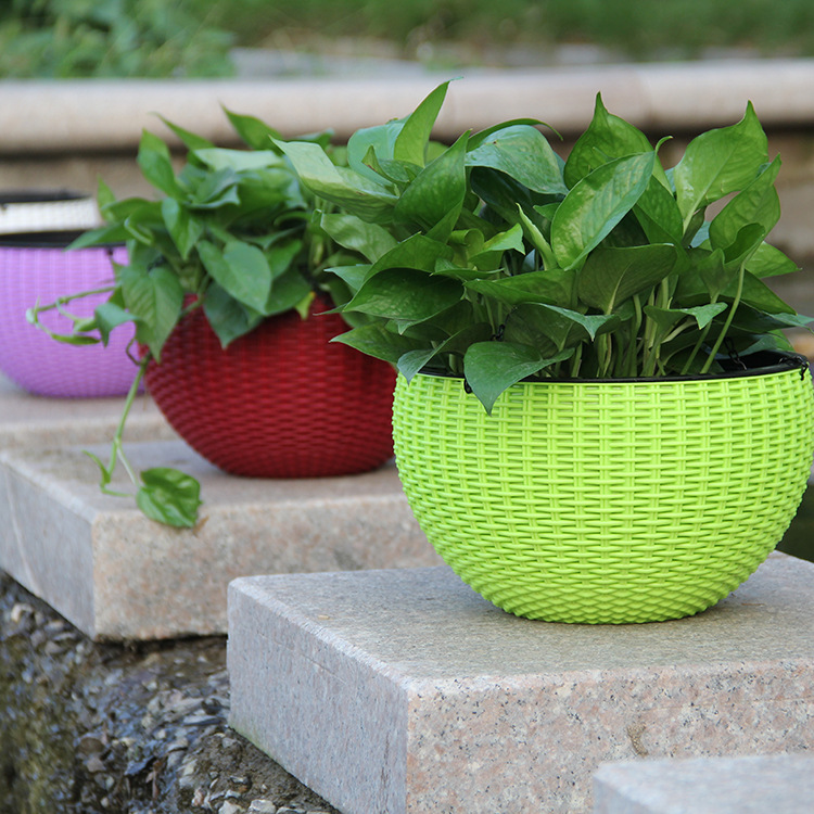 Thickened rattan hanging basket Plastic Pot Manufacturers