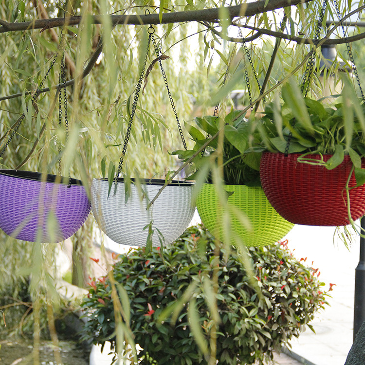 Thickened rattan hanging basket Plastic Pot Manufacturers