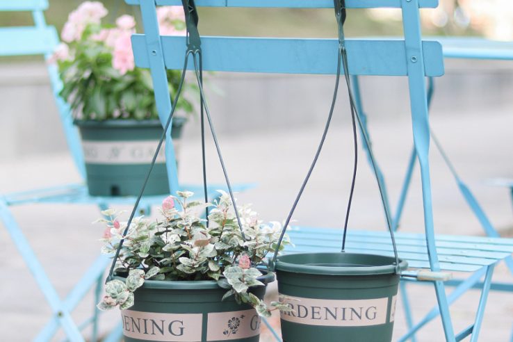 Hanging gallon flower pot (4)