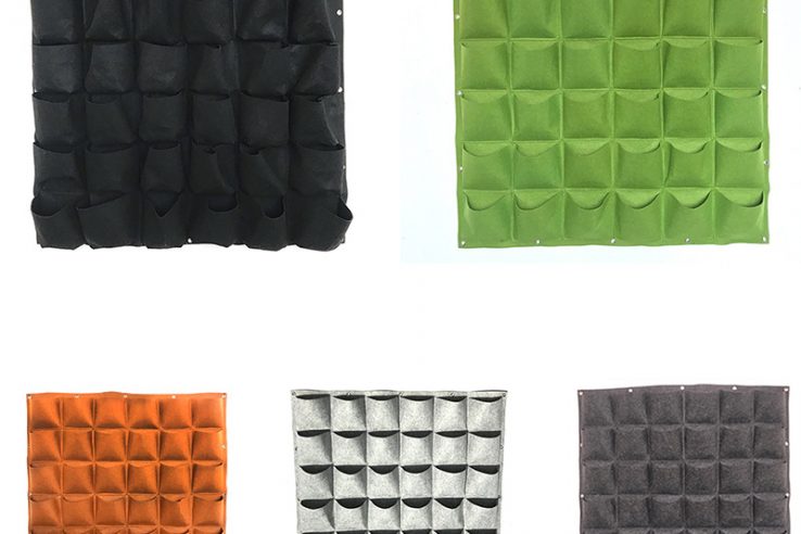 Multicolor square wall hanging flower pot (6)