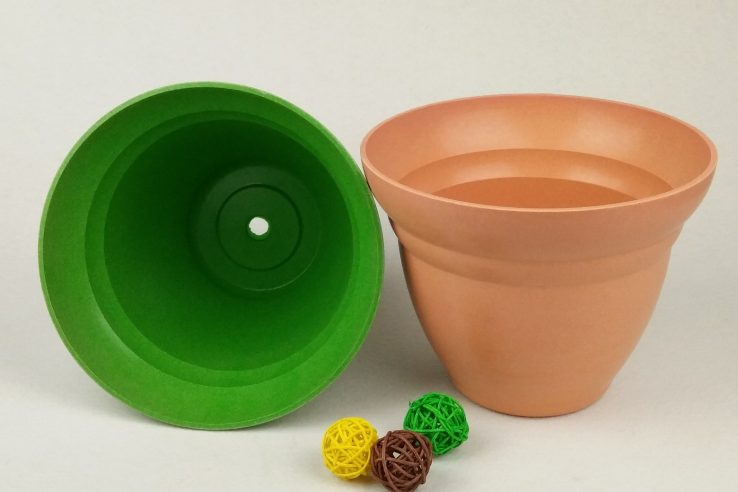 Bamboo fiber degradable flower pot (1)