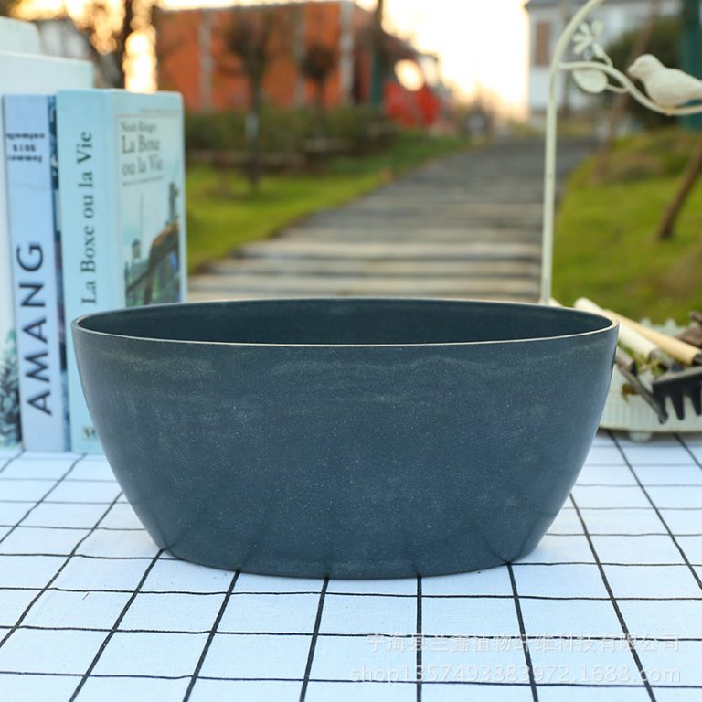 Colored oval flower pot supplier Plastic Pot Manufacturers