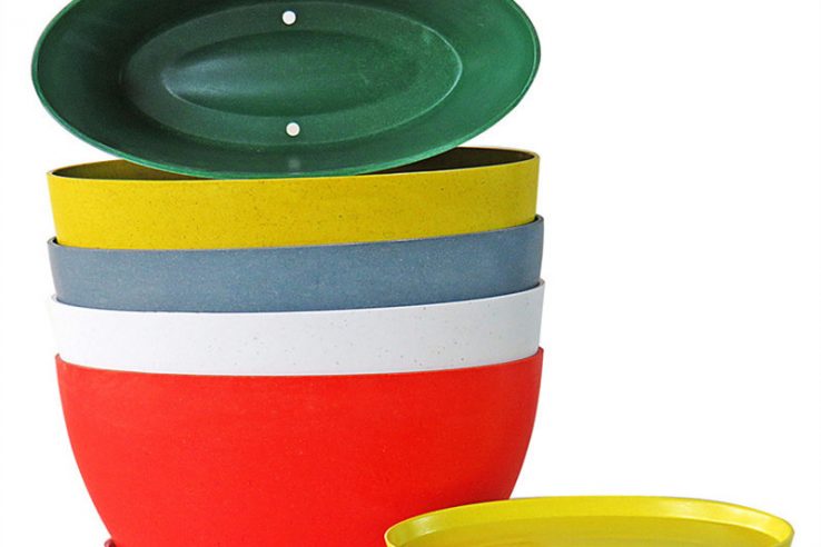 Colored oval flower pot supplier (4)