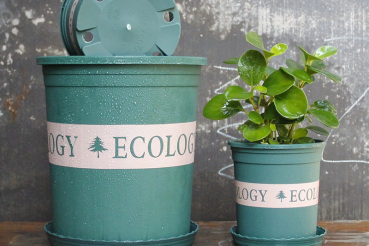 Thick plastic resin garden pot (3)