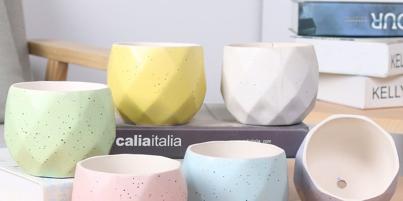 Creative colorful ceramic flower pot (6)