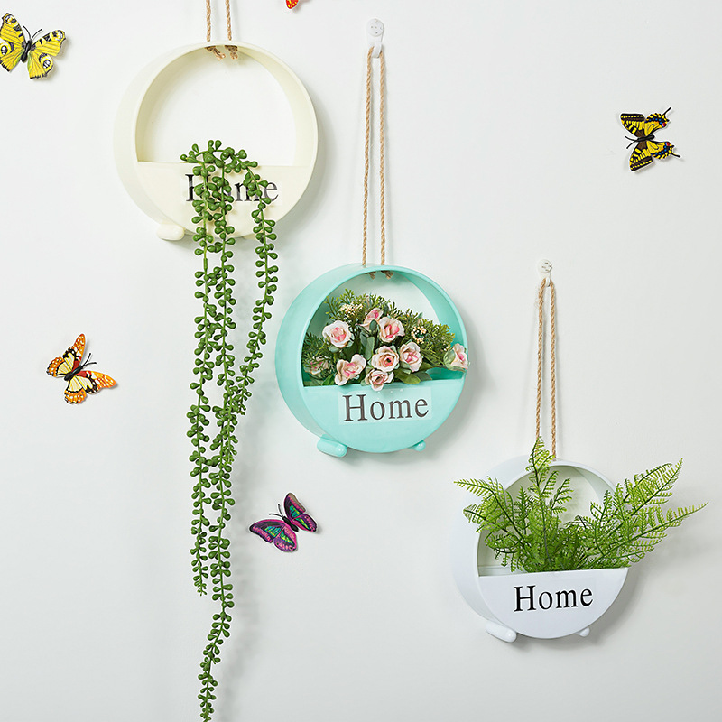 Wallmounted simple plastic flower pot Plastic Pot Manufacturers