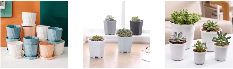 Custom plastic pot