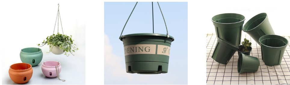 Custom plastic pots supplier